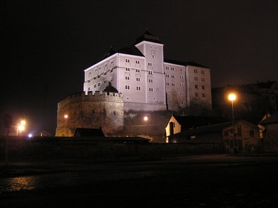 Hrad - Mlad Boleslav v noci