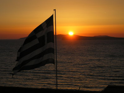 Zpad slunce na Korfu