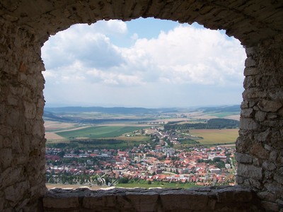 Prhled z hradu - Tatry