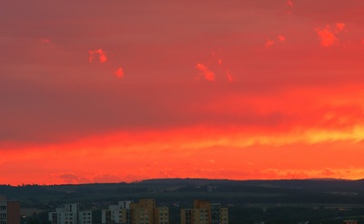 Zpad slunce nad Vkovicema