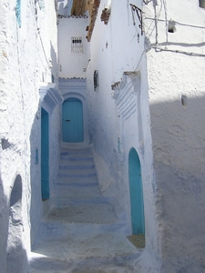 ulika v Chechauenu Maroko