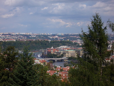 Pohled na Prahu z Petna