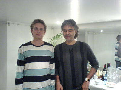 Jakub Hruby a Andrea Bocelli