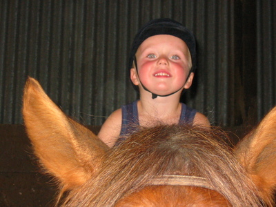 chlapec na koni
